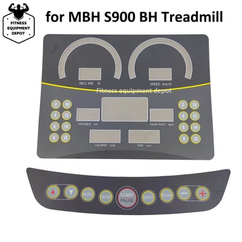 Banda Tastatura cu Membrana pentru MBH S900 banda de Alergare BH Butonul Film Butonul Autocolant banda de Alergat Comutator Membrana Autocolant