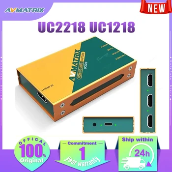 AVMATRIX UC2218 UC1218 4K HDMI-compatibil cu USB 3.1 TIP-C Necomprimate de Captura Video Pentru Streaming