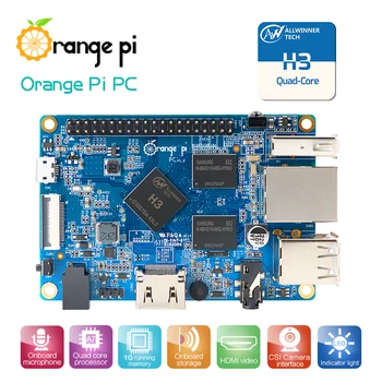 Orange Pi PC 1GB H3 Quad-Core Support Android,Ubuntu,Debian Imagine Unică, Computer de Bord