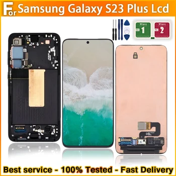 Original Display LCD Pentru Samsung Galaxy S23+ S23 Plus S916B S916 S916U Display Touch Screen, Digitizer Inlocuire 100% Testat