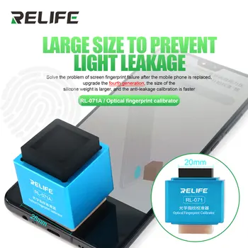 RELIFE RL-071 RL-071A RL-071B Pentru Android Pentru XIAOMI Amprenta Calibrator Pentru HUAWEI Pentru Telefon Optic de Amprente de Corecție
