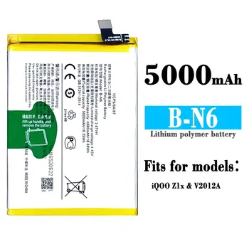 100% Originală de Înaltă Calitate Baterie de schimb Pentru VIVO VIVO IQOO Z1X B-N6 5000mAh Telefon Mobil de Mare Capacitate Baterii Noi