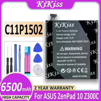 6500mAh KiKiss C11P1502 pentru ASUS ZenPad 10 Z300CG Z300CL P01T Z300M Z300C P023 10.1 Baterie Bateria + Track NR