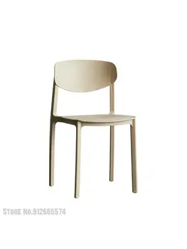 Nordic scaun de luat masa de uz casnic din material plastic scaun modern minimalist corn de negociere scaun de birou scaun spatar net machiaj roșu scaun