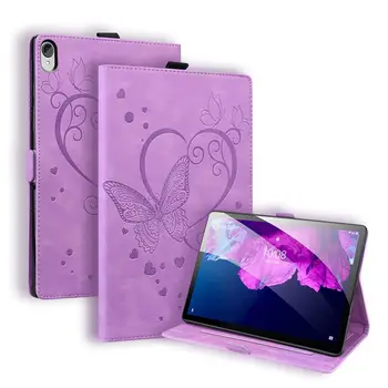 Drăguț Fluture 3D Relief Acoperi cu Sloturi pentru Carduri pentru Motorola Moto Tab-G70 2022 11