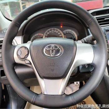 Masina Capac Volan pentru Toyota Camry 2012-2014 Venza 2013-2015 Mână Cusute non-alunecare din Piele accesorii auto