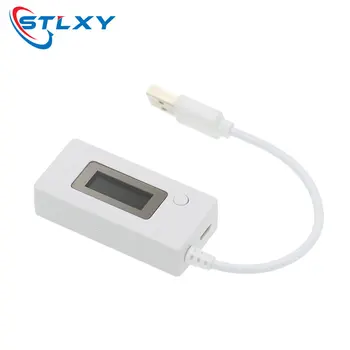 LCD USB Detector Voltmetru Ampermetru Mobil Încărcător de Putere Capacitate Metru Tester Tensiune Curent de Încărcare Monitor 3V-7V DC 3-7V