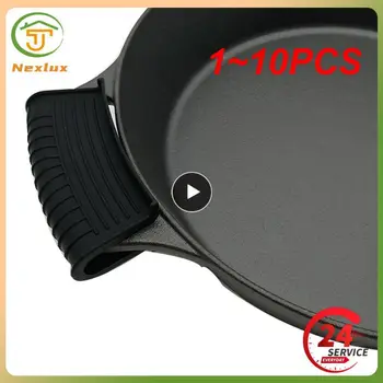 1~10BUC Silicon Anti-Opărire Pan Clip Mâner Tigaie Lopata Anti-Opărire Izolare Termică Oală Supa Fix Clip Bucătărie