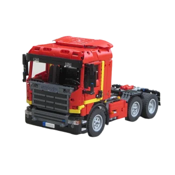 Moc-119357 Camioane 6x2 Masina Blocuri de Jucărie Mijlocul Podului se Poate Ridica de Direcție Fragmentat Model de Jucărie Trimite Copiii Cadou Jucarii