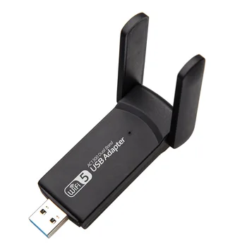 1300Mbps USB placa de Retea Dual Band 2.4 G 5G Adaptor WiFi Dongle compatibil Bluetooth 4.2 Dongle WiFi cu Antena pentru Desktop PC