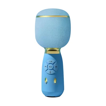 Microfon cu condensator Mixer de Sunet Wireless Karaoke Microfon de Tip C Reîncărcabilă Bluetooth-Compatibil 5.0 pentru Adulți Copii