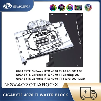 Bykski 4070ti Apă, Bloc Pentru GIGABYTE GeForce RTX 4070Ti AERO/JOCURI de noroc/TWF3 OC,placa Video, Cooler de Apă Personalizat, GPU Lichid de Răcire