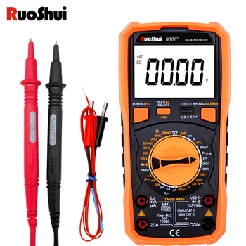 RuoShui 9808+ Multimetru Digital Inductanță 20H de Înaltă Precizie 2000uF Capacimeter 20MHz Frecvența de Măsurare a Temperaturii cu LCR