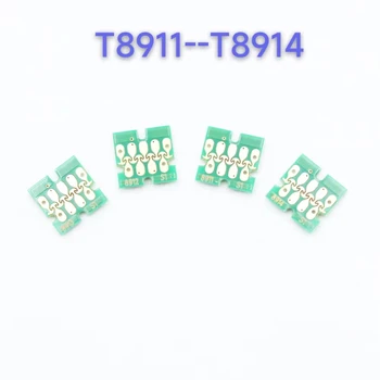 Utilizați numai Europa 4 culoare T8911-T8914 cartuș de Cerneală chip pentru Epson SureColor S40610 S60610 printer rezervoarele de Cerneală o dată chips-uri
