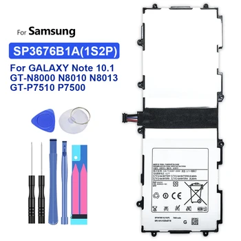 Tableta Li-Polimer Baterie Pentru Samsung GALAXY Note 10.1 GT-N8000 N8000 N8010 GT-GT-N8013 GT-P7510 Baterie SP3676B1A(1S2P) 7000mAh