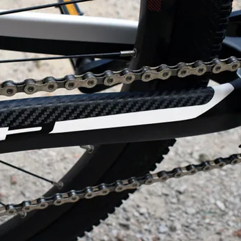 Negru Lanț de Bicicletă Anti-zero de Protecție Autocolant Mtb-bike furcii din spate Amp Cadru-zero-protector-biciclete-autocolant-inserați codul în 2021
