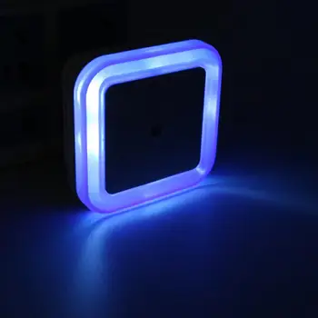 Senzor de lumina de Control Lumina de Noapte LED-uri de Inducție Senzor de Control Acasă Inteligent Dormitor Lampa Auto Lampa de Noapte Cu 4 Culori SUA/UE PLUG