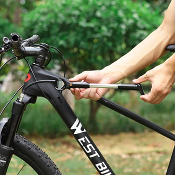 VEST BIKING Furca Fata Pompa cu Manometru Digital pentru Biciclete MTB Furca Suspensie Spate 320PSI de Înaltă Presiune Bicicleta Pneumatic