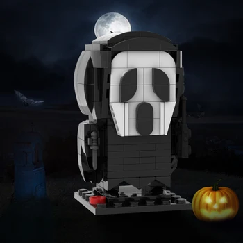 MOC Striga Film Masca Halloween Brickheadz Figura Bloc Ornament Blocuri Robot Cărămizi Jucarii si Cadouri pentru copii de Halloween Cadou