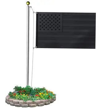 90x150cm Anti-vânt NE Curte Decorative Steaguri Subțire Național American Banner Negru Brodate Stele de Benzi Cu Garnituri de Alama