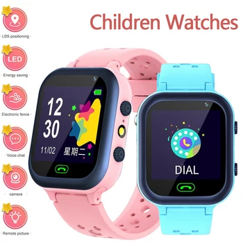 Ceas inteligent Pentru Copii 2023 Două sensuri de Apel SOS Voice Chat Fete Baieti Smartwatch Camera Joc de Matematica de Alarmă Electronice Relogio Infantil