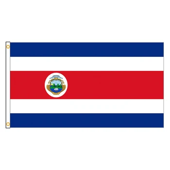 90x150cm Costa Rica Flag Agățat Costa Rica Steaguri Naționale Poliester Uv Rezistent la Decolorare Banner Pentru Decor