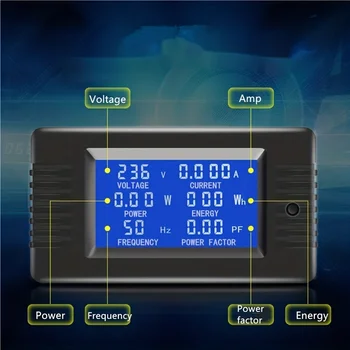 Digital 6in1 AC 80~260V Energie Monitor