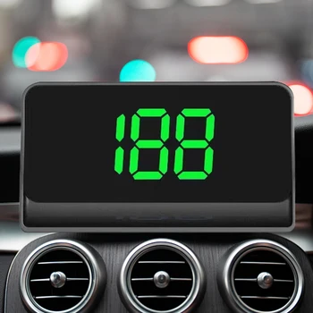 Masina Digitale GPS Speedo Detector de Parbriz Viteza Proiector LED Display Font Mare Vitezometru Plug and Play pentru Piese de schimb pentru Automobile