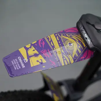 Bicicleta Fundul Protectoare De Plastic Șa Fender Unelte De Pescuit Fixe Parte De Biciclete Aripă Spate Model Imprimat Apărătoarea De Noroi Aripi Ciclism Accesorii