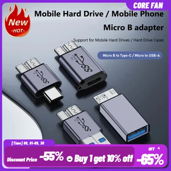 USB A/C la Micro B 3.0 HDD Adaptor Pentru Hard Disk Caz 10Gbps Super-Viteza de Sincronizare a Datelor Converte Computer de Depozitare Accesorii