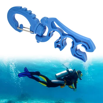 1 buc Regulator Dublu BCD Furtun Suport Cu Clema Catarama Cârlig Pentru Scuba Diving Snorkeling Rotit 360° Detasarea Rapida Colorate