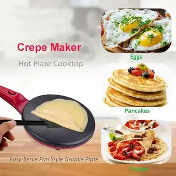 Crep Electric Filtru de Pizza Pancake Machine Non-Stick Tavă de Copt Tort Pan Mașină de 110/220V Bucătărie Instrumente de Gătit