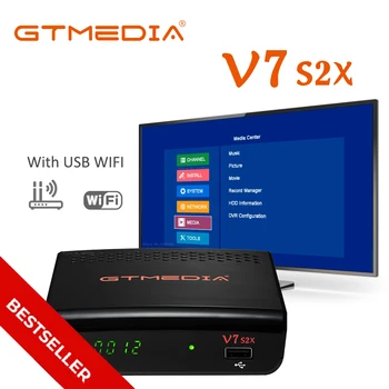 GTMEDIA V7S2X Full HD, DVB-S2 S2X Receptor de Satelit H. 265 Suport 1080P CCAM PowerVu,DRE & Biss key Receptorilor de Actualizare De la V7S HD