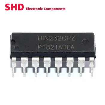 5PCS HIN232CPZ HIN232 DIP DIP-16 +5V Alimentat RS-232 Emițătoare Receptoare IC