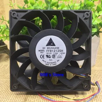 Radiator Cooler CPU Fan Pentru FFB1212SH 12025 12cm 120X120X25MM DC 12V 1.24 O S79V Server Invertor Axial 4 Pini