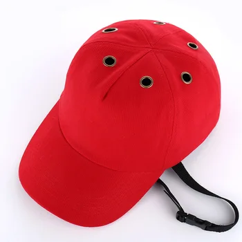 Casca Pentru îmbrăcăminte de Lucru, de Protecție a Capului de Sus 6 Găuri Ciocni Cap de Muncă Casca de Siguranță ABS coajă Interior Șapcă de Baseball Stil de Protecție