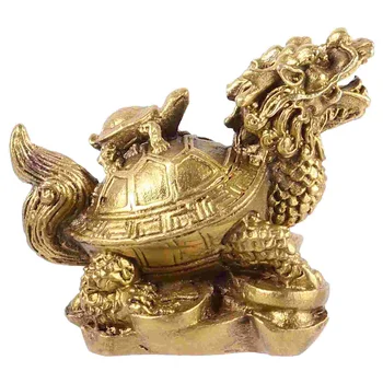 Mama Țestoasă Statuie Chineză Decoratiuni Dragon Ornament, Podoabă Accesorii Rășină