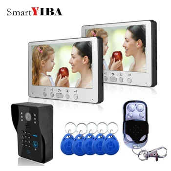 SmartYIBA Video Interfon RFID/Parola/la Distanță Debloca Opțiune Soneria Vizuale 7