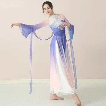 Dans Clasic Performanța Profesională Practică Haine Naționale Feminine Yangko Dans Poarte Elegant Costum Antic Chinez