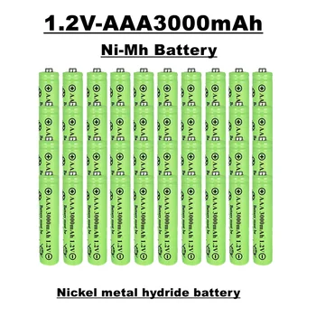 Lupuk-1.2 V nimh baterie reîncărcabilă, AAA model, 3000mAH, potrivit pentru telecomenzi, jucării, ceasuri, aparate de radio,etc