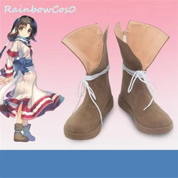 Eruru Utawareru Mono Utawarerumono Cosplay Pantofi Cizme Anime Joc De Halloween, De Crăciun RainbowCos0 W3345