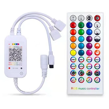 Bluetooth Controler cu LED-uri+40 Tastele de Control de la Distanță RGB RF IR Pentru 5050 3528 RGB LED-uri de Lumină