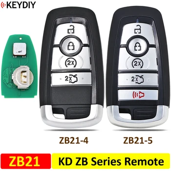 KEYDIY 4/5B Universal KD Cheie Inteligentă ZB Serie ZB21-4 ZB21-5 Pentru KD-X2 KD-MAX Cheie de Mașină de la Distanță de Înlocuire Pentru Ford Tip Versiune