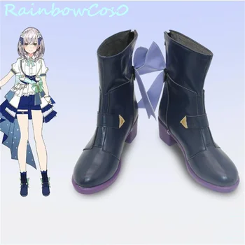 Shirogane Noel Virtual YouTuber Vtuber hololive Cosplay Pantofi Cizme Anime Joc de Halloween, de Crăciun RainbowCos0 W3402