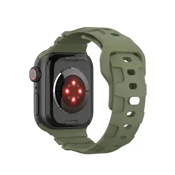 Watchband Pentru Apple Watch Inteligent Respirabil Confortabil Sport Silicon Culoare Solidă Ceas Înlocuire Curea Accesorii Ceas