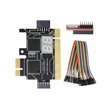 Analizor LPC Debug Card PCI PCI-E Post Test Kit Placa de baza de Card de Diagnostic J04