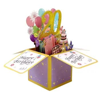 Frumoasa Felicitare de Hârtie Binecuvântare Carte Frumoasă Cutie tridimensională Felicitare Binecuvântare