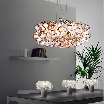 LED-uri Moderne, lumini pandantiv dormitor copii lampa Restaurant Nordic lampa de acasă mese Telecomanda led lumini agățat sala de lampa