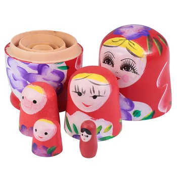 Matryoshka Copilul Para Mujer Fete Păpuși Jucărie Stil Rusesc Decora Păpuși Pentru Fete Pentru Sugari Copil Cadou De Cuibărit