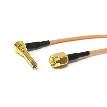 Noi SMA Plug de sex Masculin Pentru a MS156 Conector Unghi Drept RG316 Cablu Coaxial Coadă 15CM 6 inch Huawei Modem Adaptor